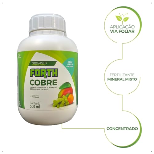 Fertilizante Adubo Forth Cobre Conc. 500 Ml- Frasco
