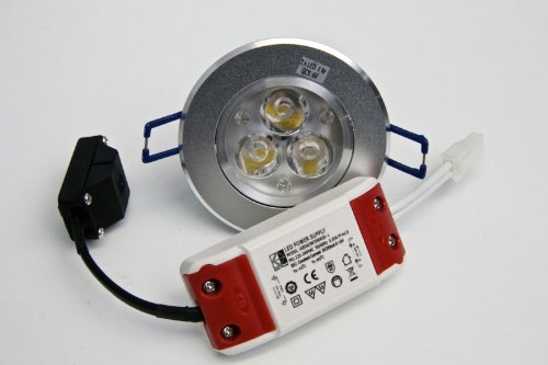 LED-Einbauleuchte 3-flammig