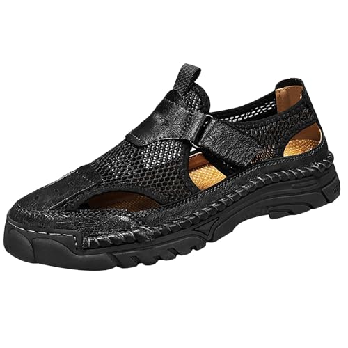 Sandales à bout fermé homme en mesh pour marche et plage ete
