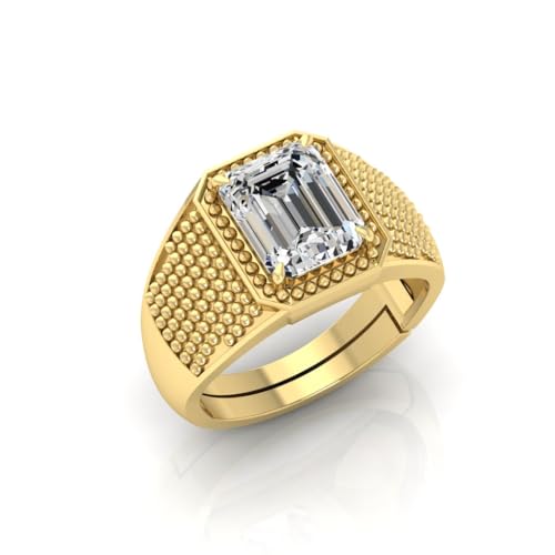 Zircon non traité 6.25 Ratti sur bague ajustable en argent : le choix idéal pour un cadeau spirituel