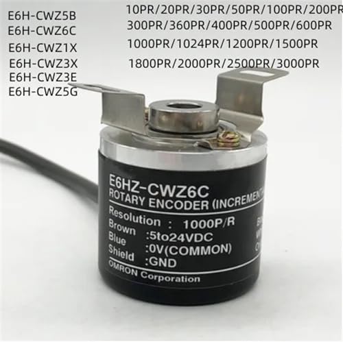 Encodeur rotatif E6H-CWZ3E incrémental DC5V-12V 200PR pour automatisme industriel - 3