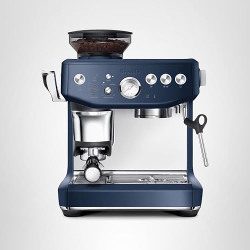 Breville Barista Express Impress Espresso Machine BES876DBL, Damson Blue