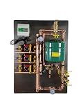 FloorHeat Essential Series Hydronic Radiant Heat Control Panel, Pre-Assembled Distribution System for Radiant Floor Heating Applications (3 - Zone)
