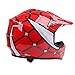 SLMOTO Dot Youth Kids Motocross Offroad Street Helmet Motorcycle Helmet Dirt Bike Motocross ATV Helmet+Goggles+Gloves Red Spider Design,Medium