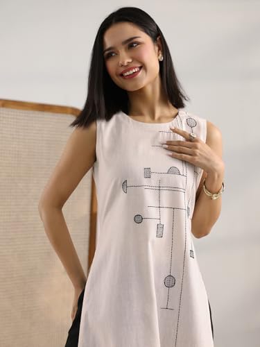 Image of Gerua By Libas Embroidered Cotton Straight Kurta | Ethnic wear | Bridal Suit | Wedding Dress | Occasion wear