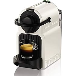Nespresso Krups Inissia XN1001 - Cafetera monodosis de cápsulas Nespresso, 19 bares, apagado automático, color blanco (Reacondicionado)