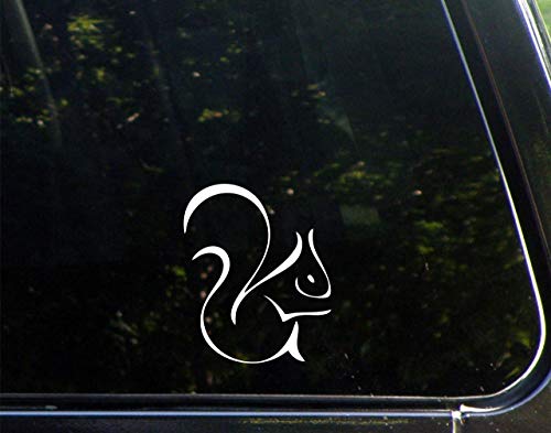 Sign Depot Squirrel - 3-3/4" x 4-1/2" - Vinyl Dye