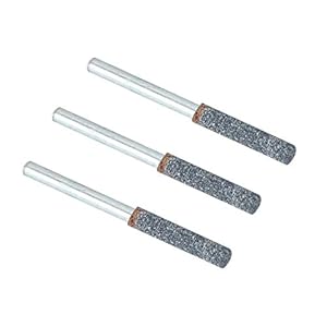 3 stuks 4mm 5/32in diamanten kettingzaag slijper braam steen bestand, slijpgereedschap voor roterend gereedschap…