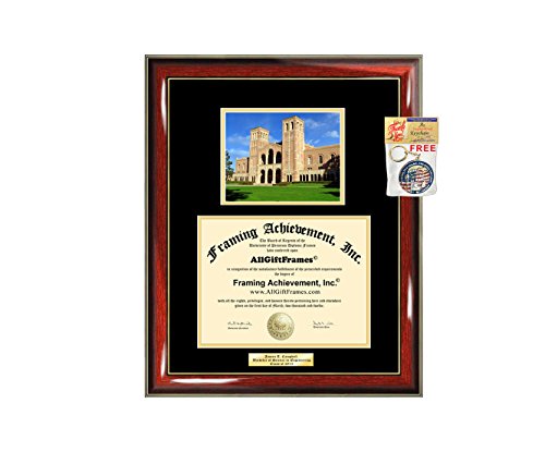 AllGiftFrames Diploma Frame UCLA University of California Los Angeles Graduation Gift Idea Engraved Picture Frames Engraving Degree Cheap Graduate Bachelor Masters MBA PHD Doctorate School