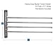 Swing Arm Towel Bar - Wall Mounted Stainless Steel Bathroom Towel Rack - Hanger Towel Holder Organizer - Perfect Towel Rack With 4 Arms - Polished Finish (10