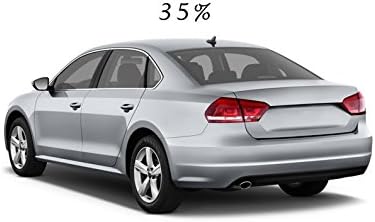 Car with 35% window tint applied