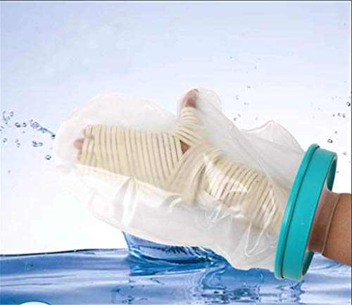 Adult Shower Arm Cast Cover For Bath, Waterproof Bandage Protector Bath Watertight Protection To Hands, Wrists, Fingers Wounds Burns, Reusable & Lightweight (Short) #TOP1
