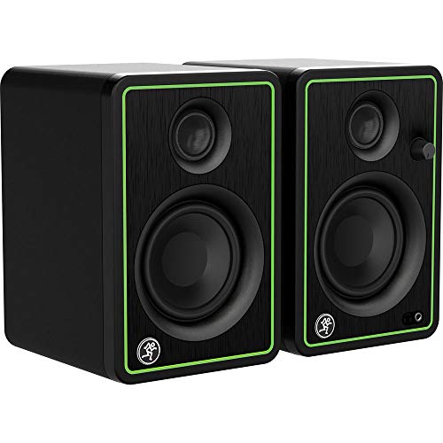Mackie Cr3-X Series 3" Studio Monitors (Pair) With 2X Small Isolation Pad & 3' Rean Stereo Breakout Cable Bundle #TOP1