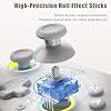 PeriphX Wireless PC Controller with 1000Hz Polling Rate, Switchable Hall and Tactile Triggers(Long/Short Travel Triggers), Hall Joysticks, Turbo, Macro, RGB Lighting, 2.4G Bluetooth Wired, Compatible with Windows PC/ Switch1,2/Steam Deck/Android/iOS