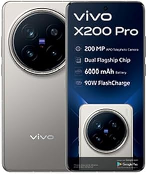 Vivo X200 Pro 16GB 512GB 5G Dual SIM Smartphone, Titanium : Amazon
