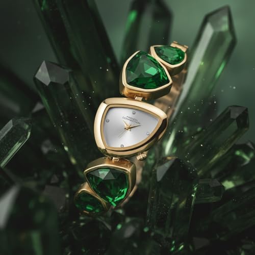 Image of French Connection Asymra Sunray Silver Dial with Crystal Bracelet Analog Watch for Women - FCN0205NGM