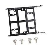 BUTIFULSIC 3pcs HDD Bracket Computer Accessories Metal Tray Ssd External Harddrives Computer Hard Drive Rack Computer Mount External Hard Drive Ssd Hard Drive Tray Ssd HDD Mounting Bracket
