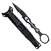 Benchmade - SOCP Spear-Point Dagger 178 with Black Sheath, Skelentonized Spear-Point Blade, Serrated Edge, Coated Finish, Black Handle