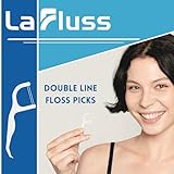200pcs Floss Picks Dental, Floss Harps, Double Line Double Clean Upgrade, Easy and Simple to Use Tooth Picks, Keeps Your Mouth Fresh and Clean, Durable, Comfortable - Image 2