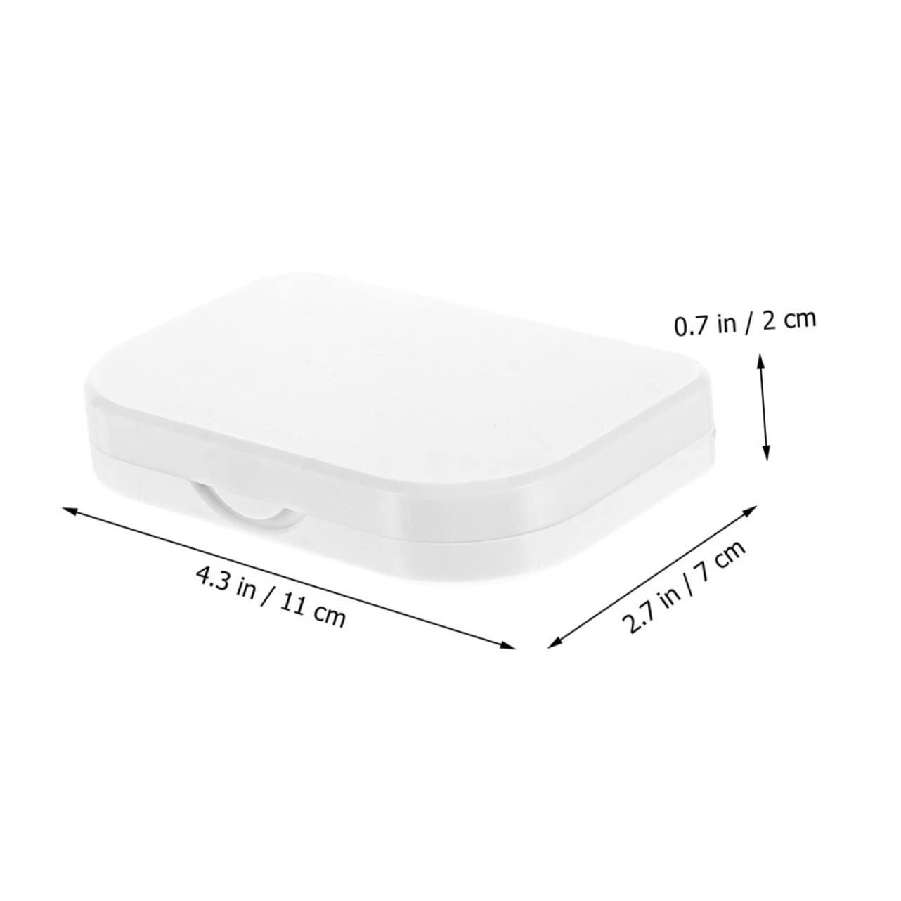 Healeved 6stücke Eyelash Storage Box Für Falsche Wimpern Kompakte Tragbare Aufbewahrungslösung Mit Spiegel Für Unterwegs Sicheren Aufbewahrung Von Wimpern