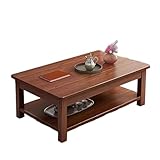 Cette table basse est fabriquée en bois de paulownia de haute qualité, avec une structure raisonnable, durable et capable de résister à des années d'utilisation quotidienne.