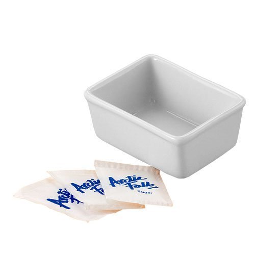 HIC Harold Import Co. NT1012 HIC Porcelain Sugar Packet Holder, 3.25 x 2.25-Inches