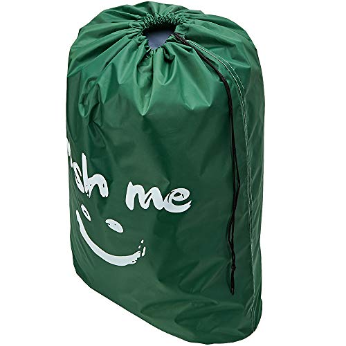 image for HOMEST 2 Pack XL Wash Me Travel Laundry Bag, Machine Washable Dirty Cl