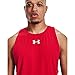 Under Armour Men's Baseline Cotton Tank , Red (600)/Summit White, X-Large