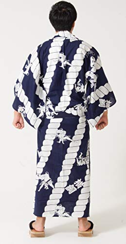 Image of Dita Tokyoin Traditional Made In Japan Cotton Yukata Robe (Japanese Pajama Kimono) Easy Wearing set2