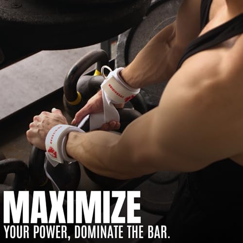 Image of Ekkovision EKKO Weight Lifting Straps With Cuffed D Ring, Wrist Support for Men, Heavy Duty Thick Comfortable Lifting Straps, Secure Fit, Enhanced Grip, Straps for Weightlifting & Gym Training