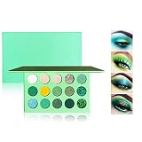 Green Eyeshadow Palette 15 color Green Eyeshadow Highly Color, Long Lasting Waterproof Matte Shimmer