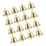PAMINGONO 100 Campanas de Bricolaje de 10 Mm Doradas, Mini Campanas Colgantes Metálicas para Manualidades, Adornos Decorativos DIY para Bodas, Decoración Navideña y Estilo Estilo Aleatorio