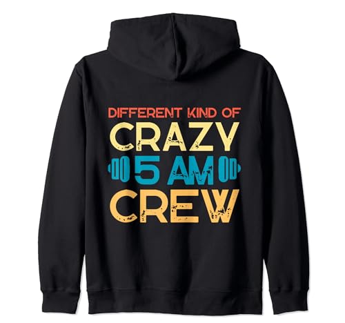 Workout Squad 5 AM Crew Funny Gym Quote Sudadera con Capucha