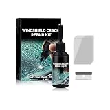 Yilia Windshield Crack Repair Kit, Upgrade Glass Cracks Gone Repair Kit, Car Windshield Crack Repair Fluid for Chips and Cracks, Glass Crack Repair Liquid for Automotive Windscreen Tool (1 Set)