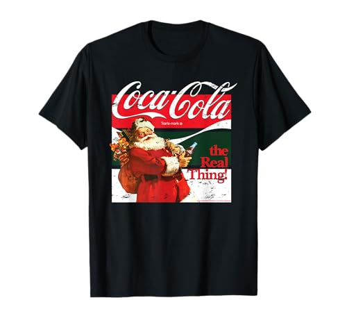 Coca Cola The Real Thing Christmas T-Shirt