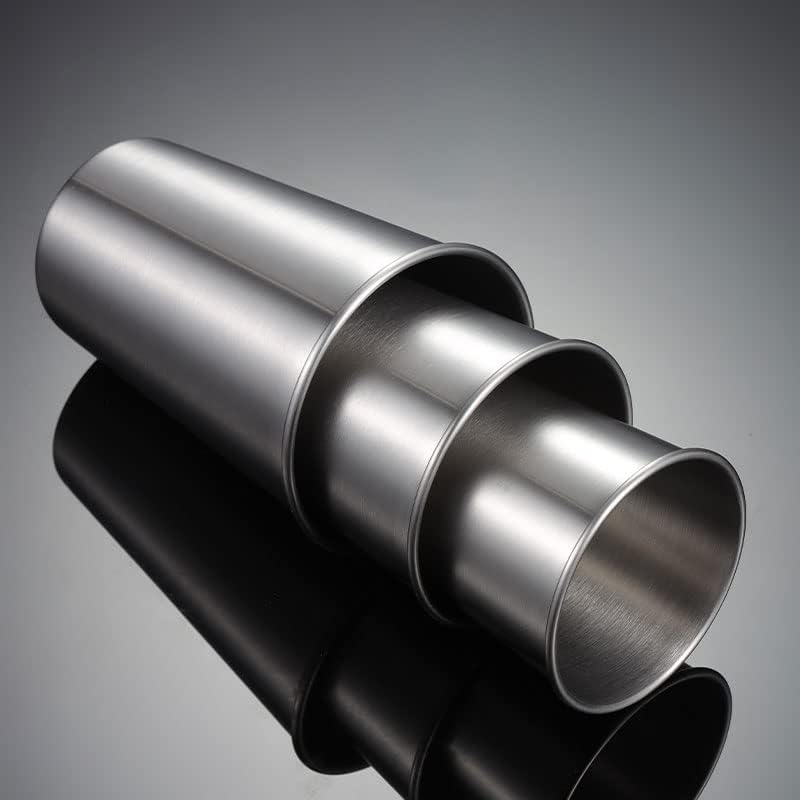 Miniatura 4 de IRONXCO Juego de 4 vasos de acero inoxidable 1810 de 16 onzas, saludables, irrompibles y apilables, vasos para beber, taza de cerveza para bar,