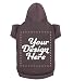 Personalized Dog Hooded Sweatshirt Custom Pet Pullover Hoodie Text/Image Small/Medium/Large Dogs,Puppy,Cat and Kitten