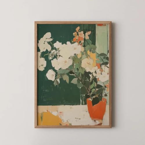 Peinture sur toile florale haut de gamme texture visuelle unique pour decoration