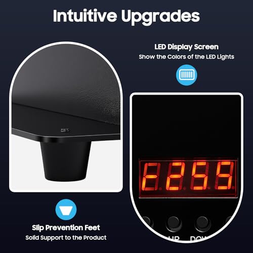 Máquina de humo CO2 260W con luces LED y control DMX miniatura 4