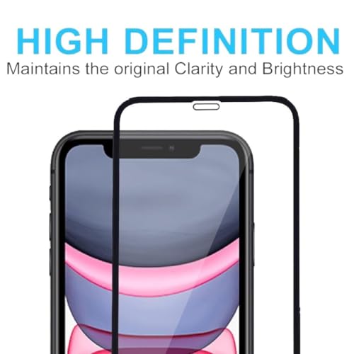 Image of Edge To Edge Screen Protector Tempered Glass for iPhone 11 / iPhone XR Edge To Edge Coverage With Easy Self-Installation Kit