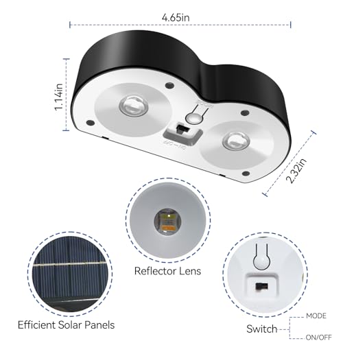 ZSYIQIXI Solar Fence Lights Outdoor,Ip65 Waterproof Outdoor Lights for Pool by ZSYIQIXI - Used condition - Image 5