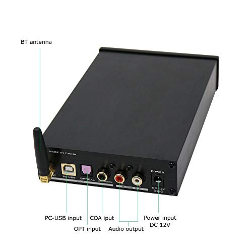 Kit DIY DAC Bluetooth 5.0 et ampli casque Hifi noir pour conversion audio - 7