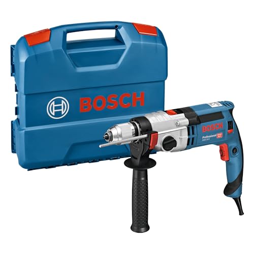 Bosch Professional 060119C801 Trapano con Percussione GSB 24-2, Coppia: 40/14.5 Nm, in Valigetta L-Case, 1100 watts, 18 volts