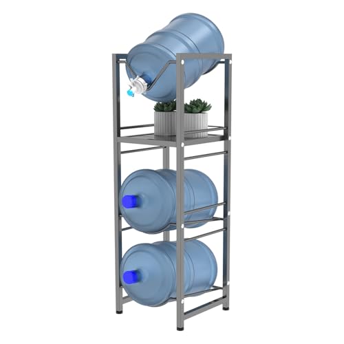 La Mejor Recopilación de Base para Garrafon de Agua Walmart - 5 favoritos. 49 MissYolo - Soporte para jarra de agua de 5 galones, soporte resistente de 3 niveles con estantes de almacenamiento para cocina, sala de estar, oficina, gimnasio