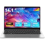 📦 Erweiterbarer Speicher: Das Notebook 14 Zoll verfügt über 8 GB RAM und eine 256 GB SSD, die auf bis zu 2 TB erweitert werden kann. Zusätzlich bietet der microSD-Karten-Slot eine Speichererweiterung von bis zu 2 TB – perfekt für große Dateien und Medien, ohne die SSD zu belasten.