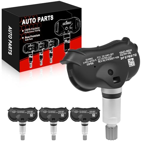 AOTPAT Pre-Programmed 315MHz TPMS Sensor for:-Toyota Tundra 2007-2020, Sequoia 2008-2017, Sienna 2007-2020, OE# 42607-08010 4260708010 42607-0C070 426070C070 42607-0C050 426070C050 (4 Pcs)
