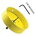 Antrader Heavy Duty 6-3/8" Bi-Metal Hole Saw, 38mm Depth High Speed Steel Hole Cutter With 1/2" Hex Shank Arbor for Cutting Soft Metal, Drywall, Plastic, Wood, Fiberboard