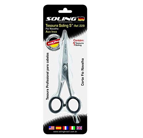 TESOURA 5 REF. 229 FIO NAVALHA - SOLING