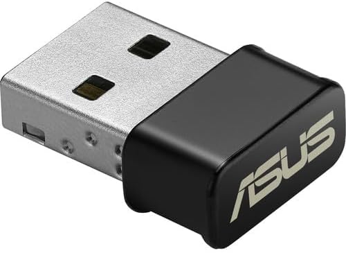 USB-AC53 Nano USB WiFi Adapter Dual-Band (2.4GHz, 5GHz) Wireless AC1200 802.11ac MU-MIMO for use with Windows XP/Vista/7/8/8.1/10 and MAC OS