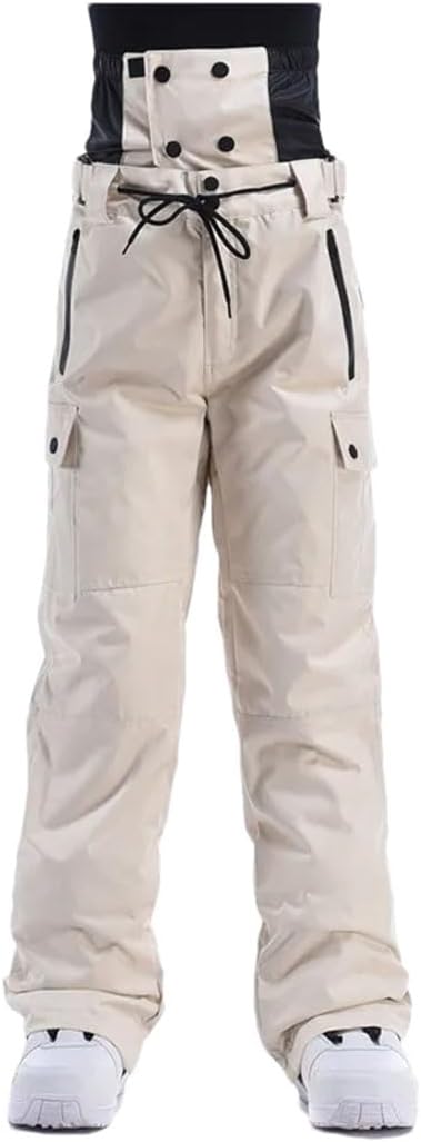 Winter Snow Pants Men Women Insulated Ski Pants Ripstop Snowboard Bottoms Snow Trousers